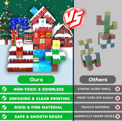 Winter Wonderland Magnetic Blocks - 150PCS