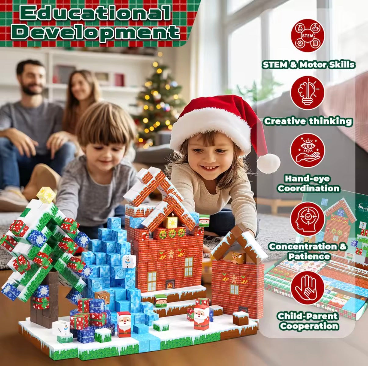 Winter Wonderland Magnetic Blocks - 150PCS